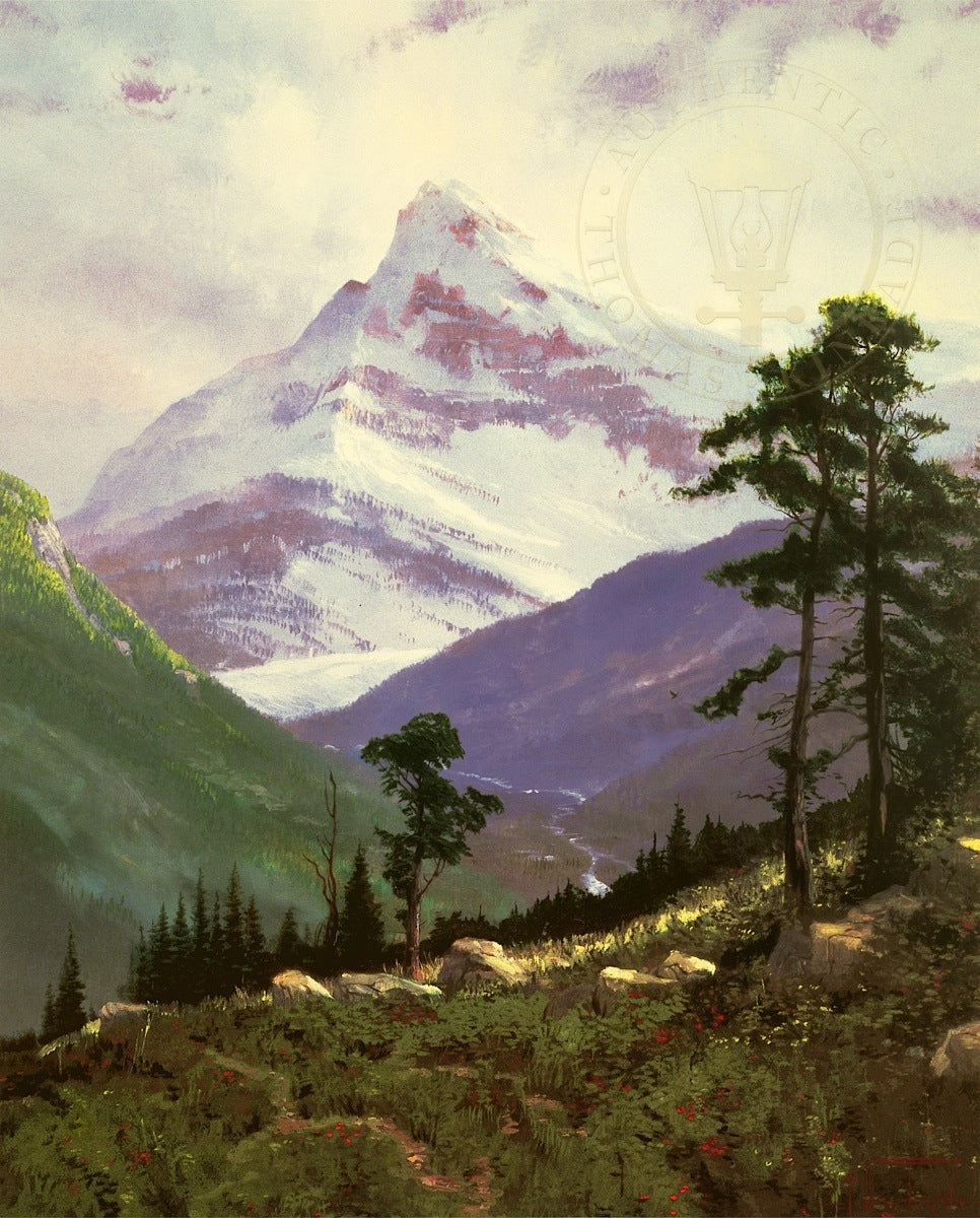 Kinkade-Spring in the Alps