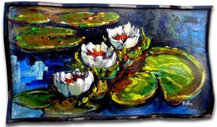 steve barton water lilies