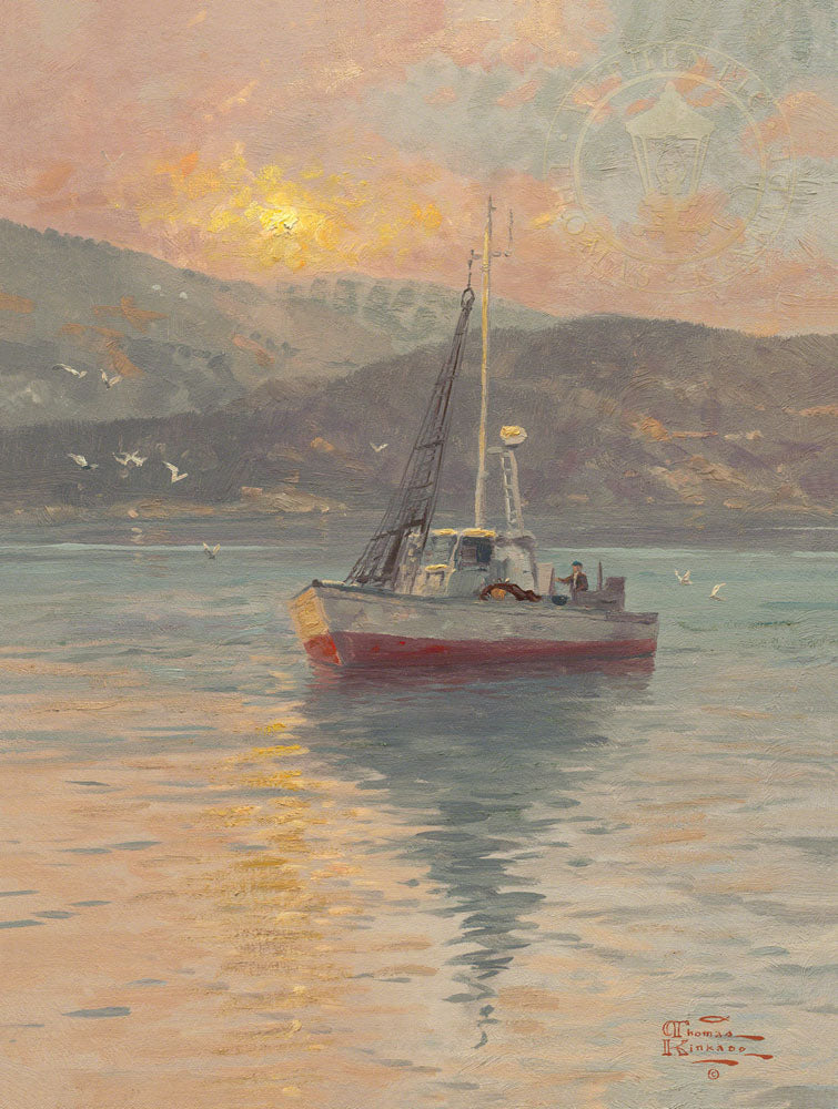 Kinkade- Sunrise, Sea of Galilee