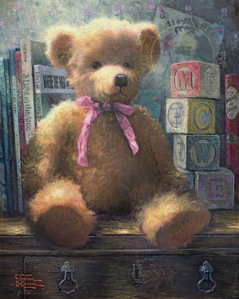 Kinkade- Trusted Friend Rosebud