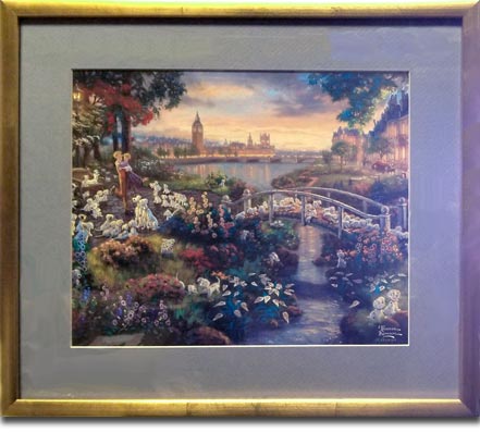 thomas kinkade 101 dalmatians