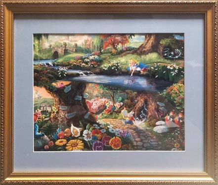 thomas kinkade alice in wonderland