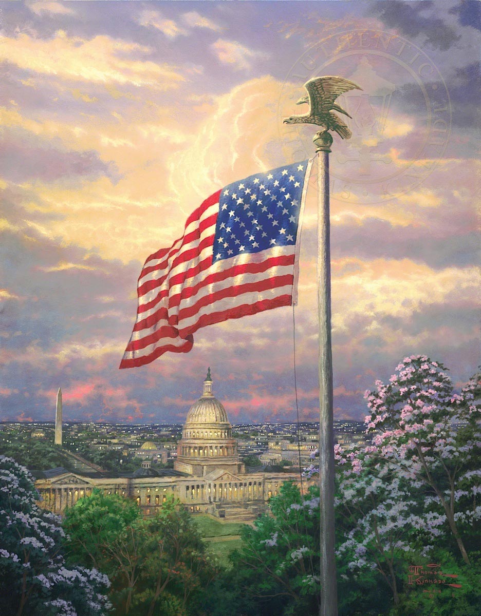 thomas kinkade america's pride