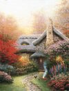 thomas kinkade autumn at ashleys cottage