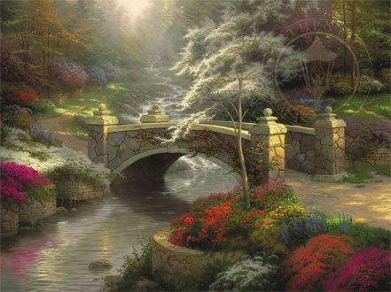 thomas kinkade bridge of hope
