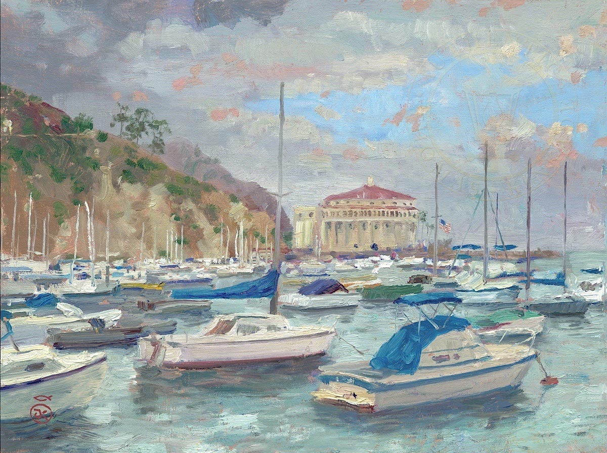 thomas kinkade catalina marina