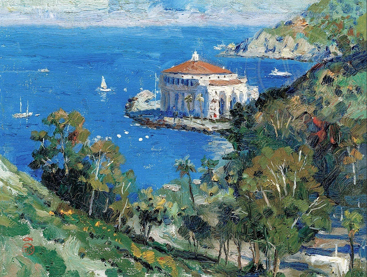 thomas kinkade catalina view from decanso