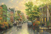 thomas kinkade charleston sunset on rainbow row