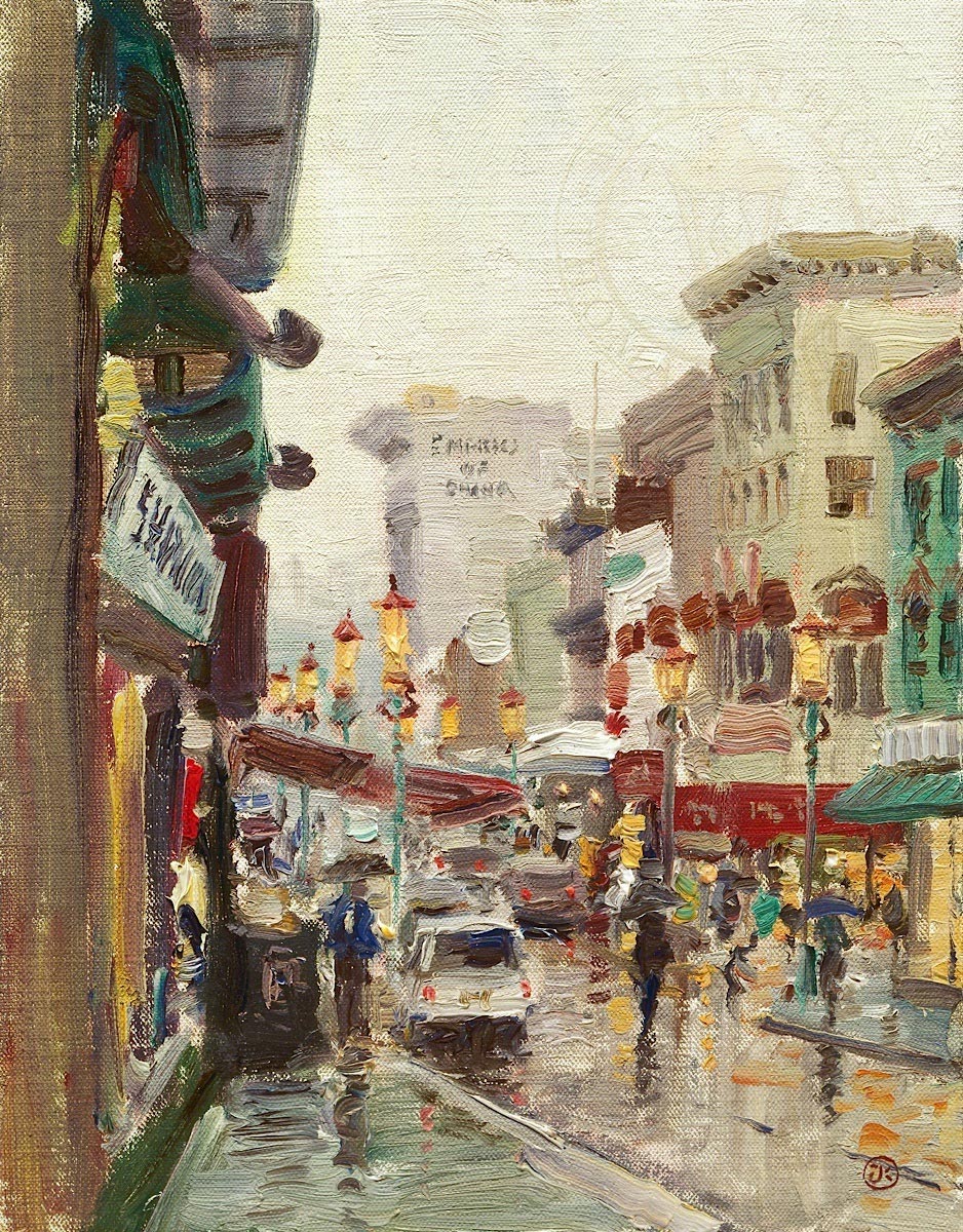 thomas kinkade chinatown san francisco