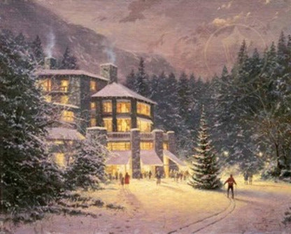 Thomas Kinkade Christmas at Ahwahnee
