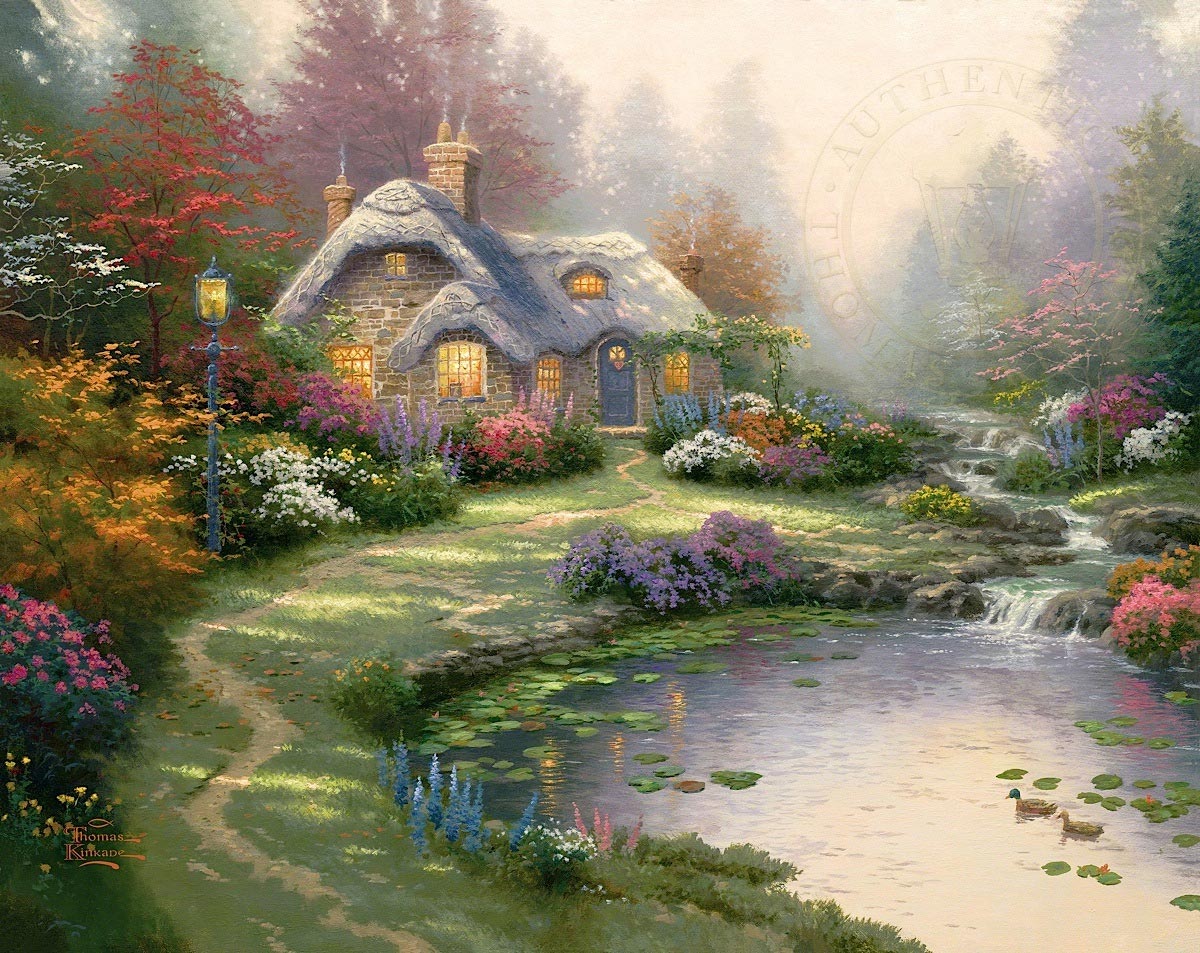 thomas kinkade everetts cottage