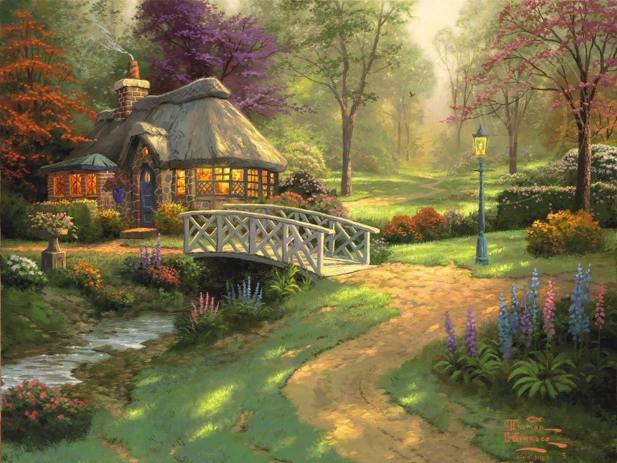 thomas kinkade friendship cottage