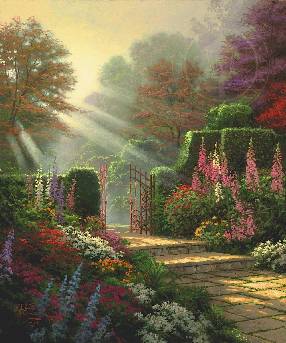 thomas kinkade garden of grace