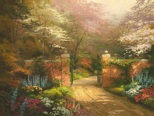 thomas kinkade gate of new beginnings