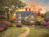 thomas kinkade gingerbread cottage