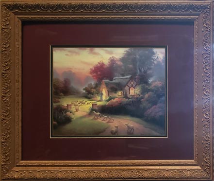 thomas kinkade the good shepherd's cottage