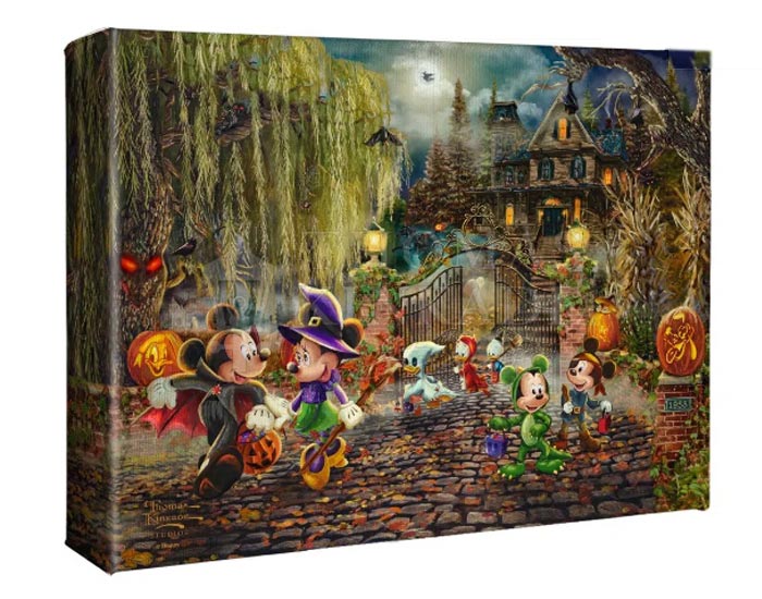 thomas kinkade halloween fun