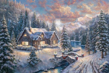 thomas kinkade high country christmas