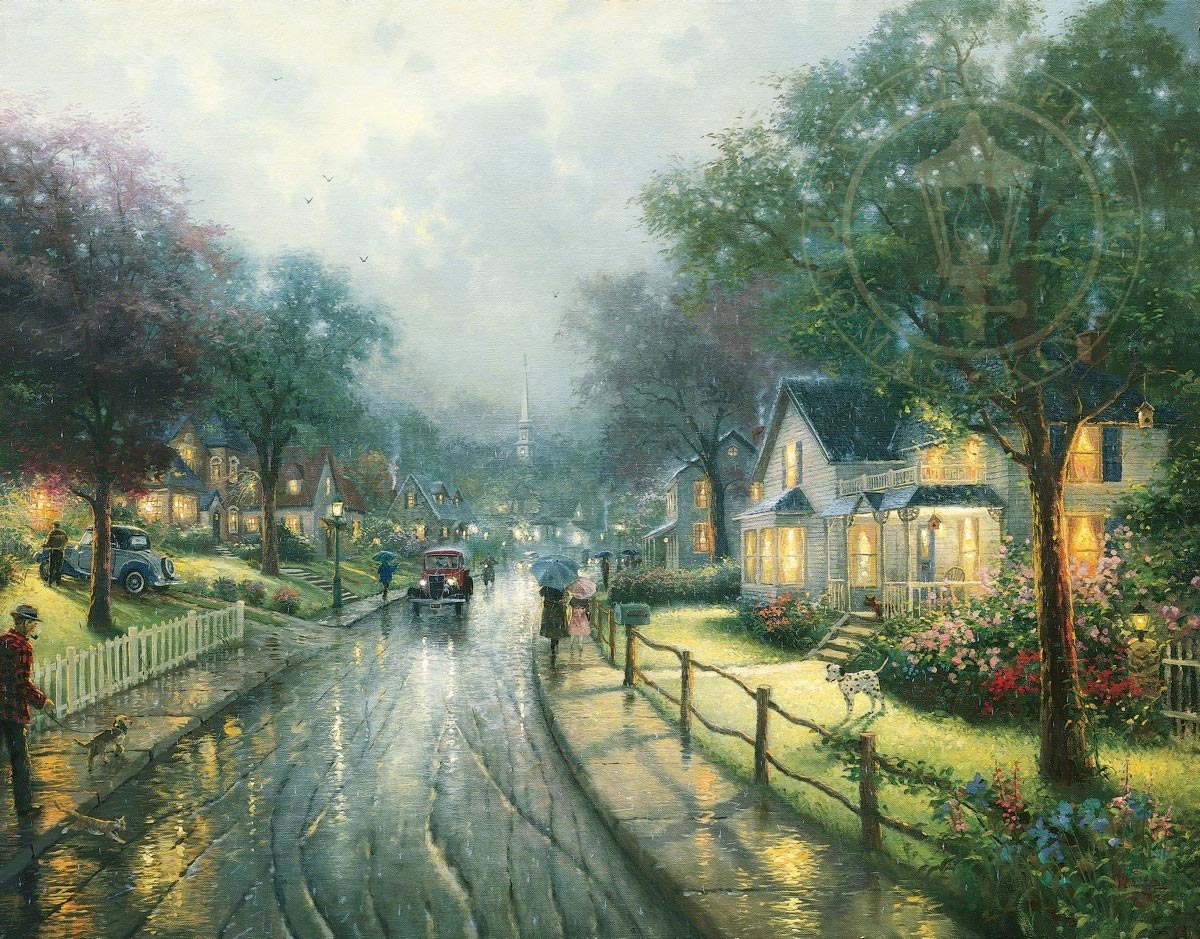 thomas kinkade hometown memories
