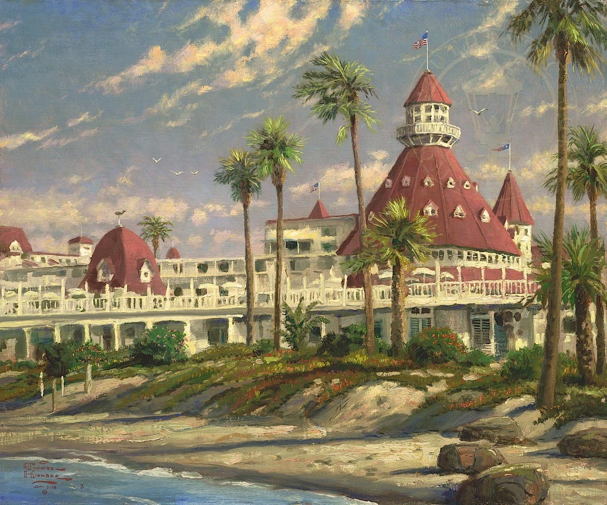 thomas kinkade hotel del coronado