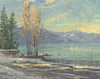 lake tahoe shoreline winter