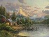 thomas kinkade lakeside hideaway