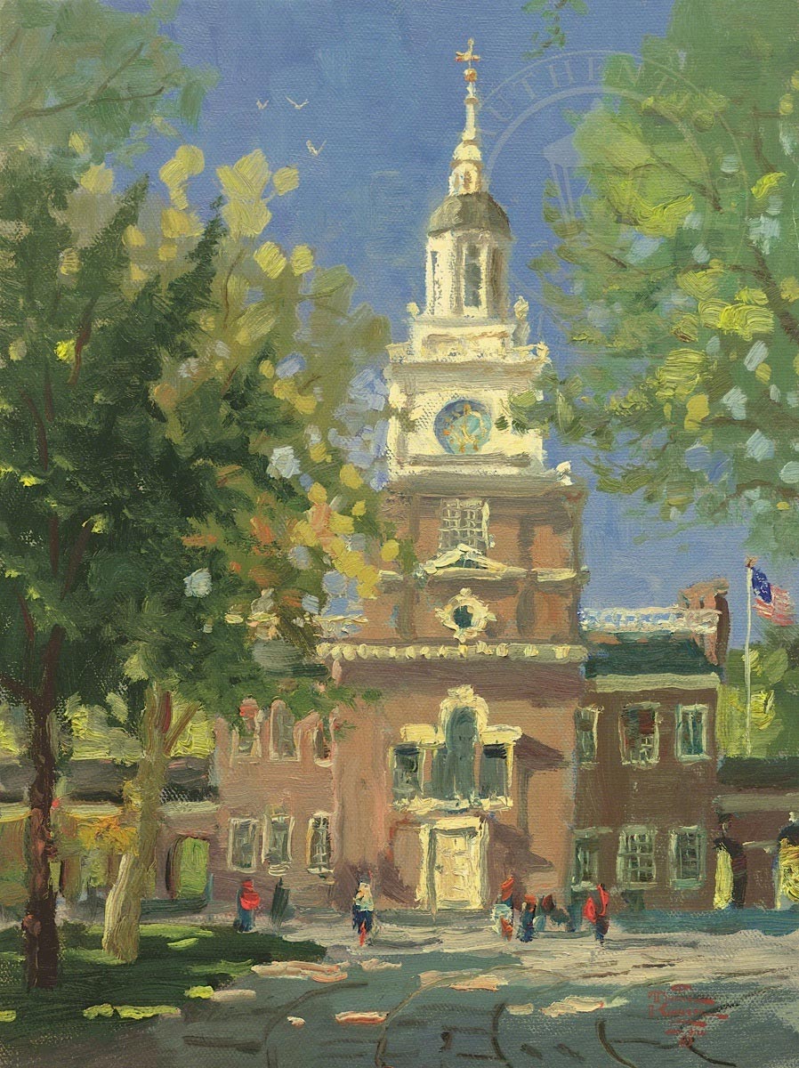 thomas kinkade liberty plaza philadelphia