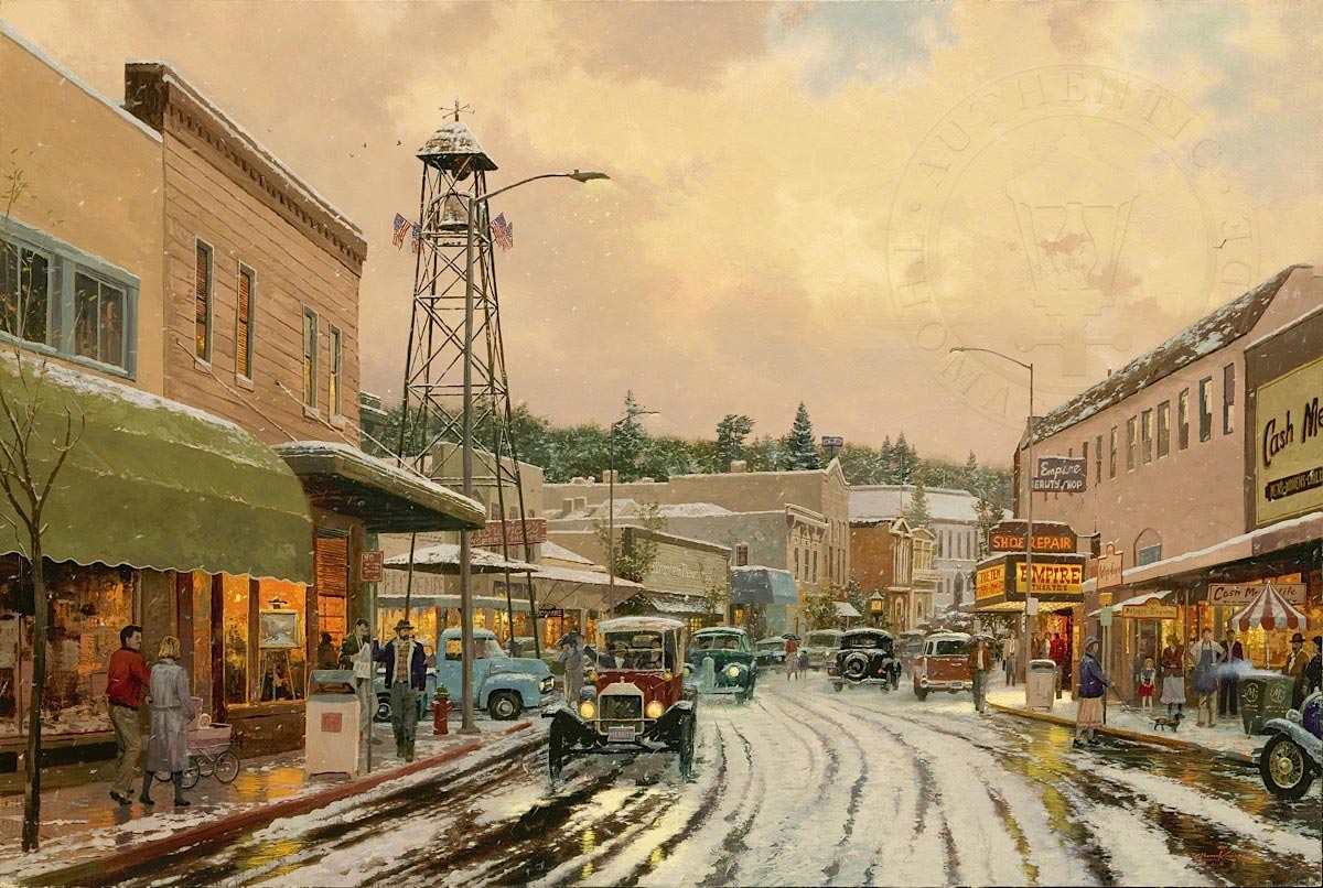 thomas kinkade main street matinee