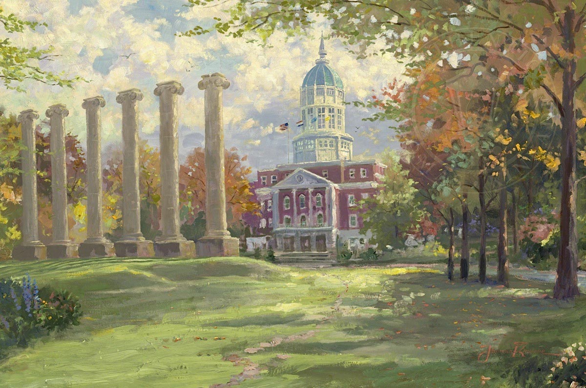 thomas kinkade majesty of mizzou