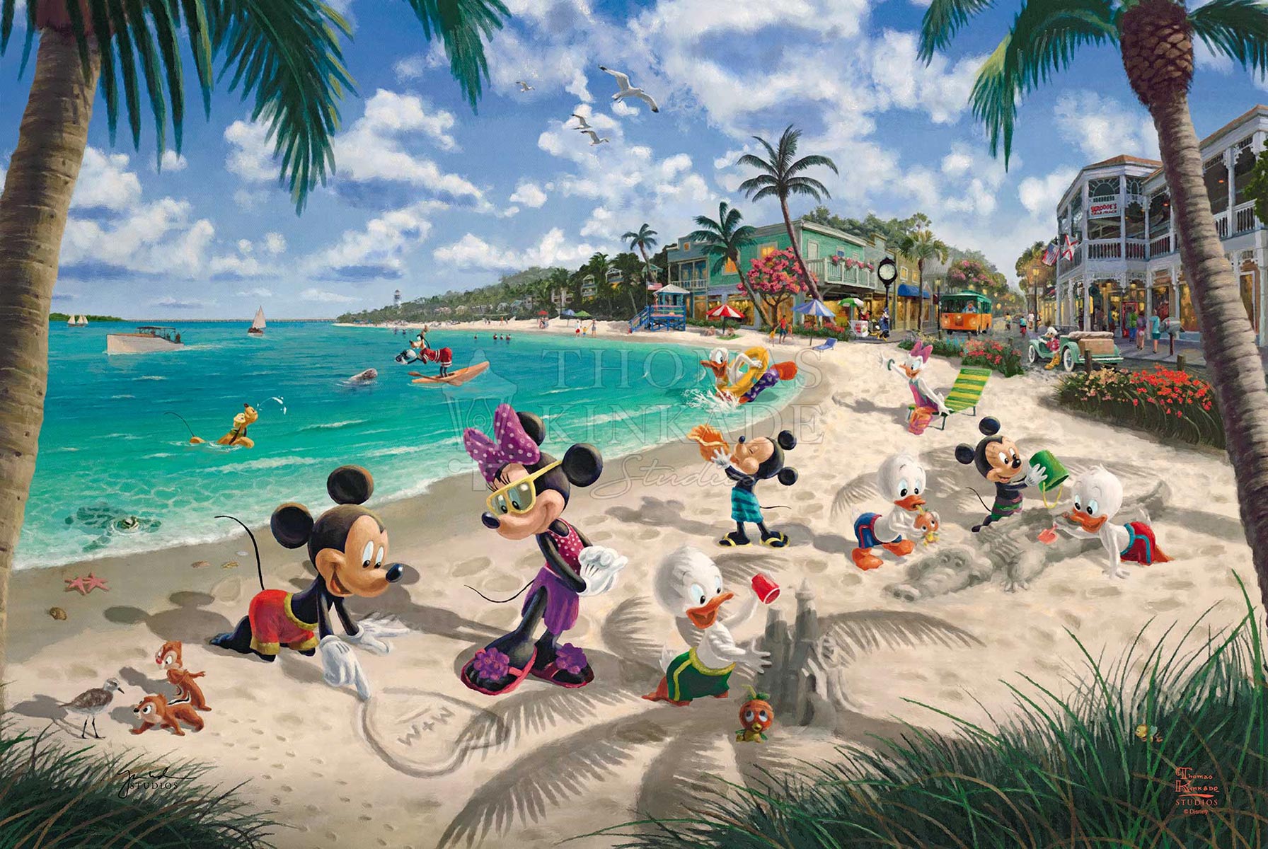 thomas kinade mickey and minnie in florida