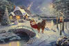thomas kinkade evening sleigh ride