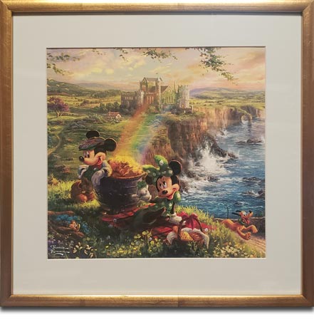 thomas kinkade mickey and minnie in ireland
