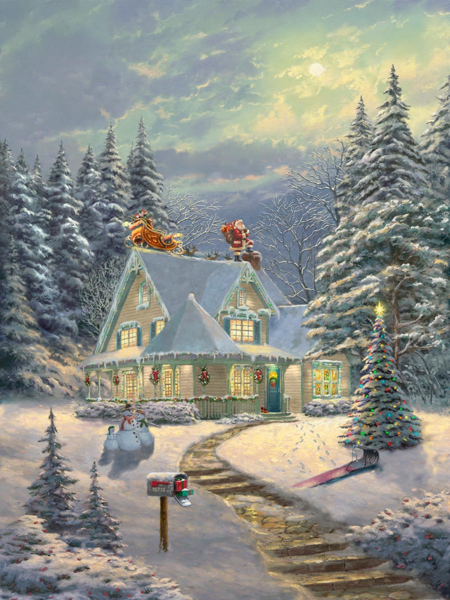 thomas kinkade midnight delivery