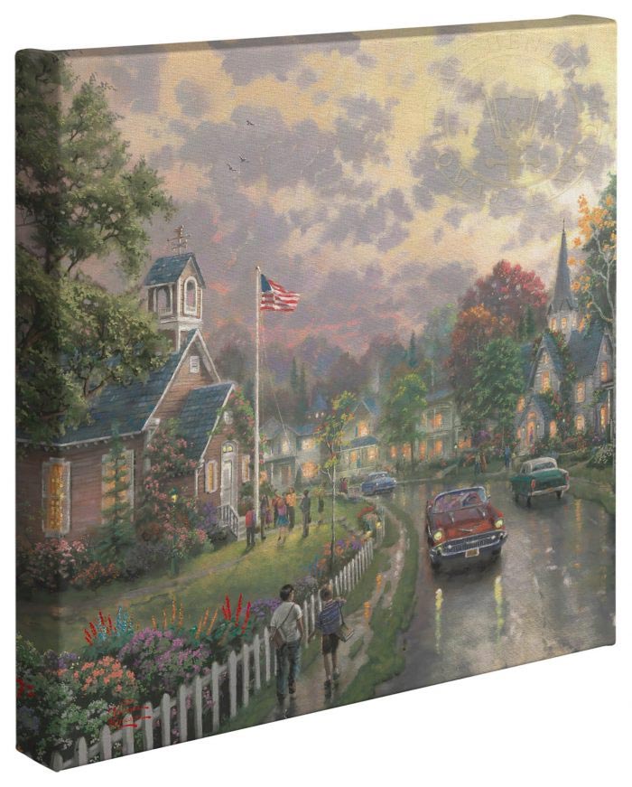 thomas kinkade morning pledge