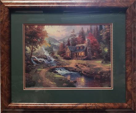 thomas kinkade mountain paradise