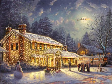 thomas kinkade national lampoons christmas vacation