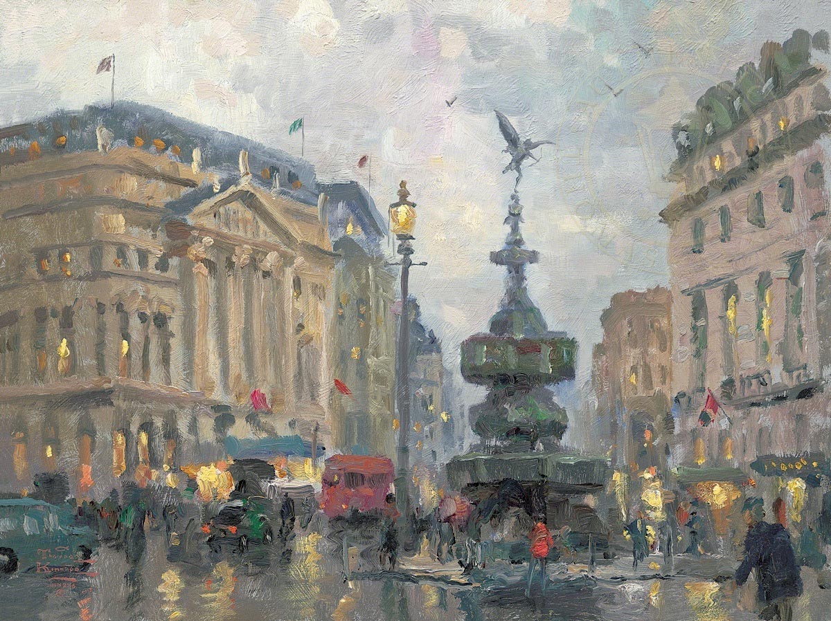 thomas kinkade piccadilly circus london