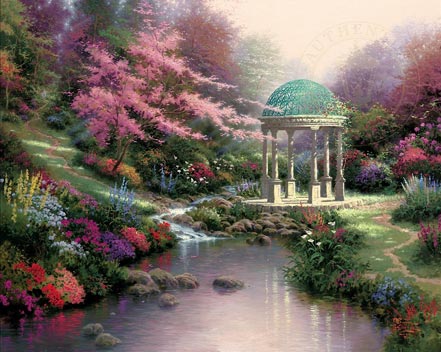 thomas kinkade pools of serenity
