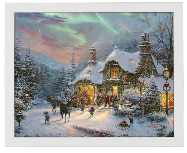 Santa's Night Before Christmas - 11" x 14" Art Print