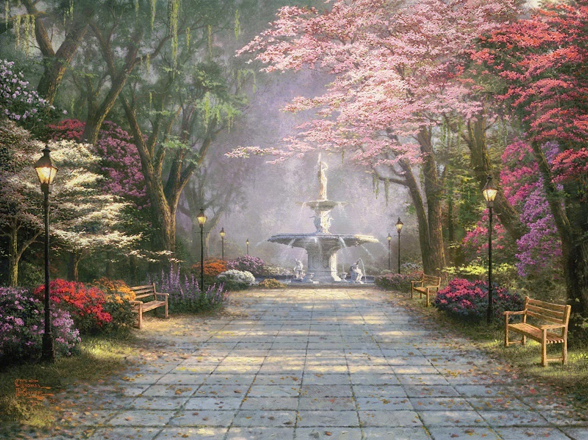 thomas kinkade savannah romance