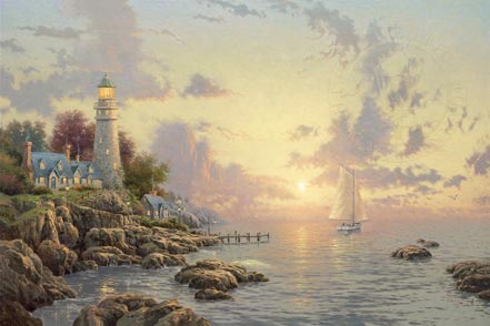 thomas kinkade sea of tranquility