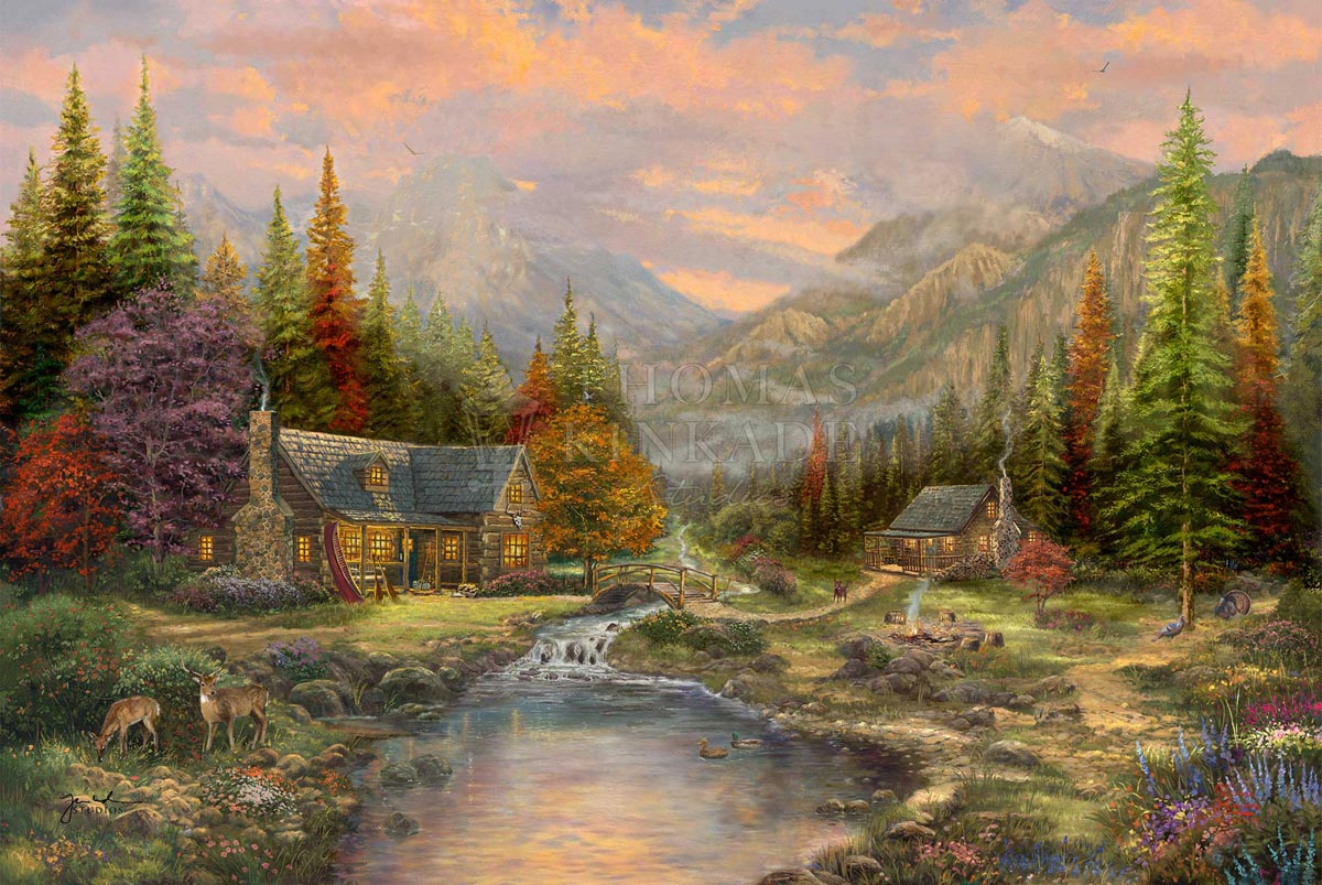 thomas kinkade sierra paradise