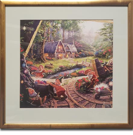 thomas kinkade snow white and the seven dwarfs