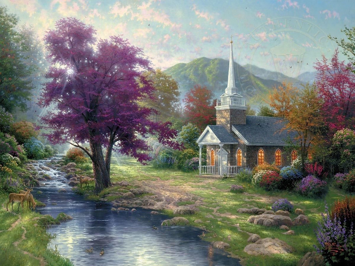 thomas kinkade streams of living water