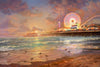 thomas kinkade sunset at santa monica pier