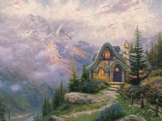 thomas kinkade sweetheart cottage iii