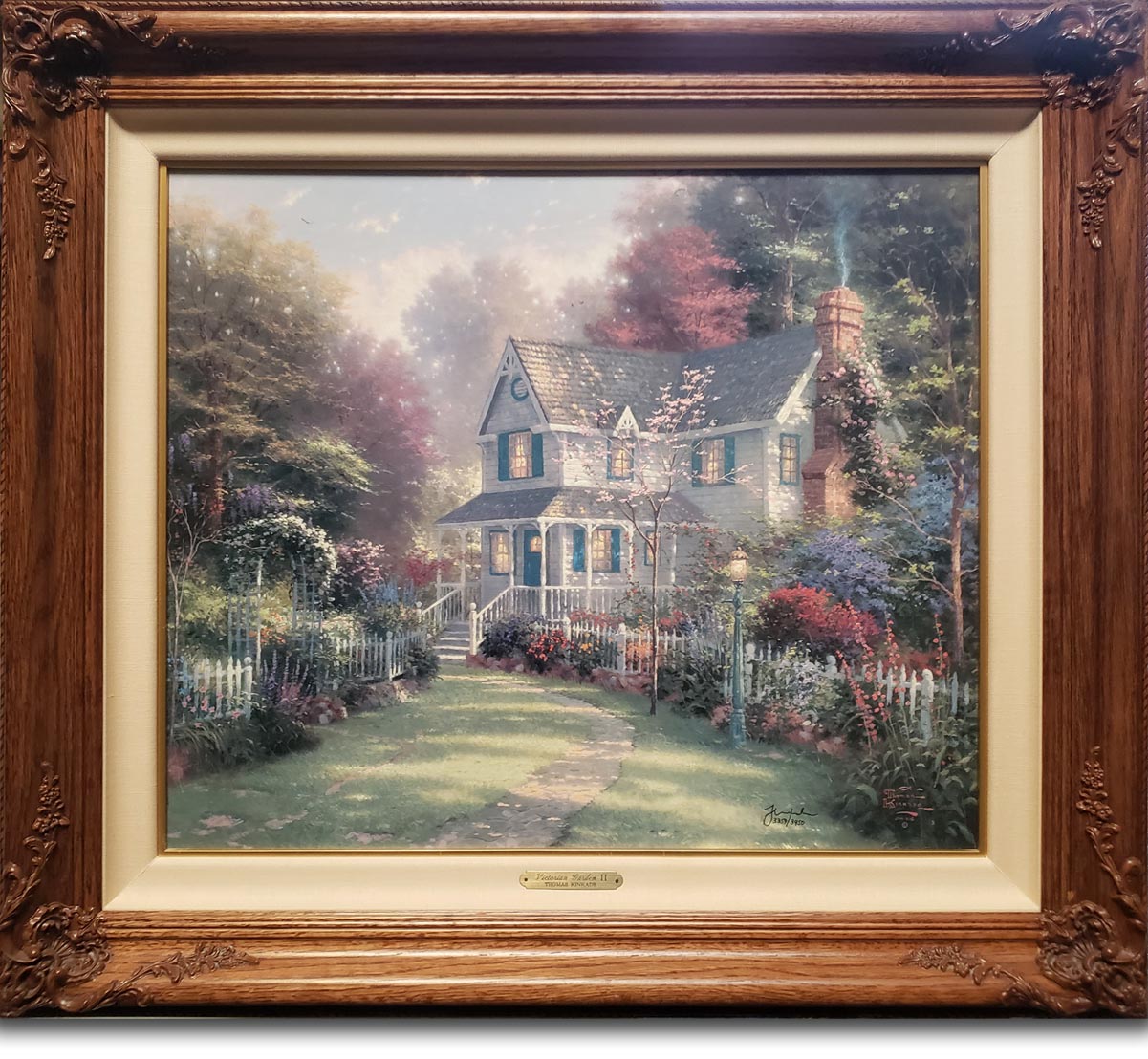 thomas kinkade victorian garden ii