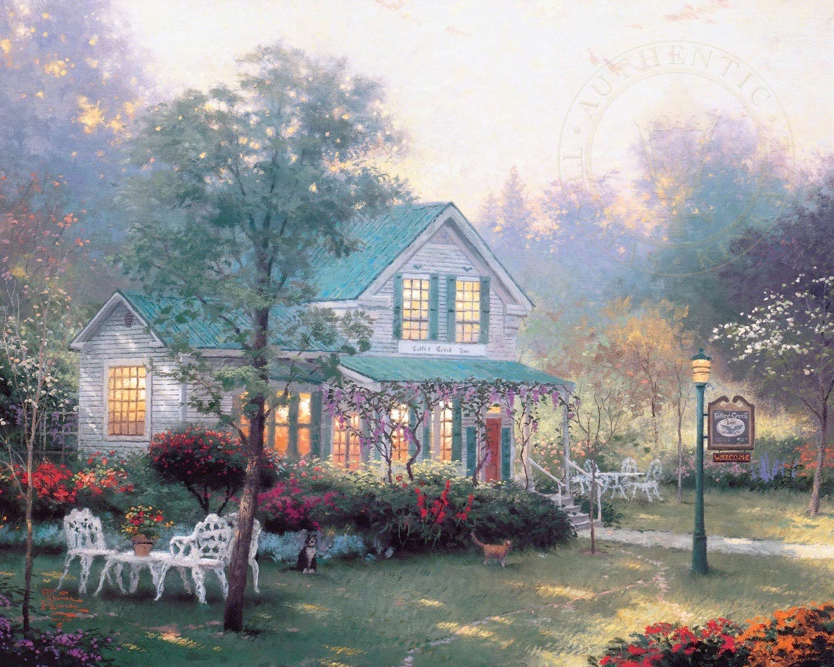 thomas kinkade village inn