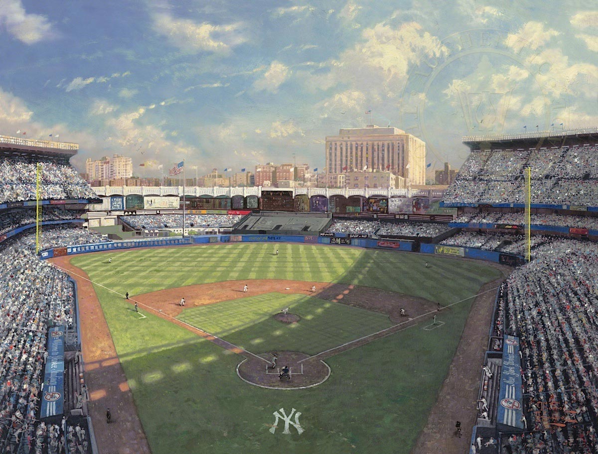 thomas kinkade yankee stadium