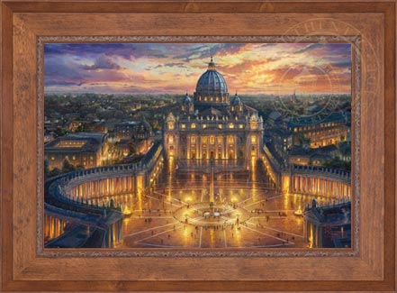 Vatican Sunset - Limited Edition Art, by Thomas Kinkade Studios